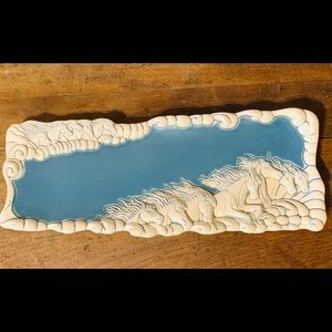 Farmhouse, Horse 3D Tray, Heartland Studios, Lyn Ulric, 1994 , Vintage